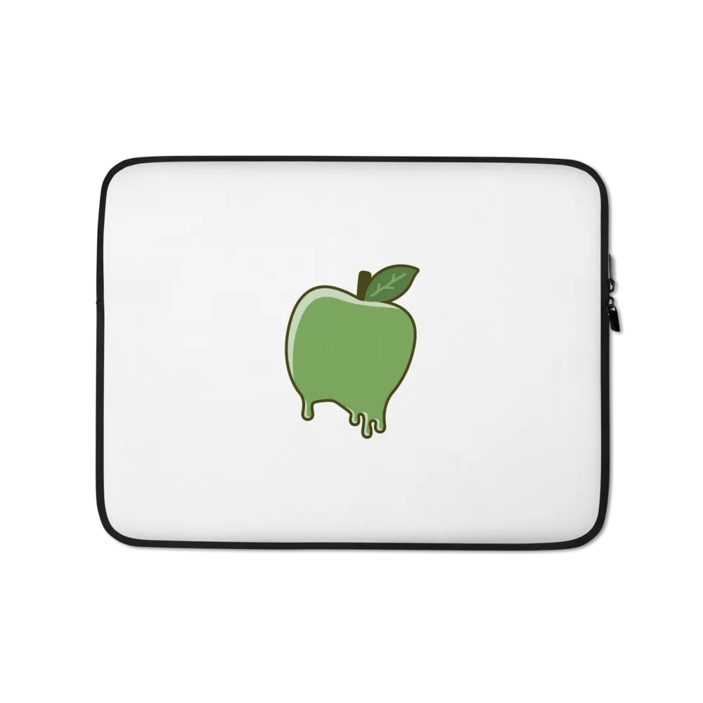 Melting Green Apple Laptop Sleeve product image (1)