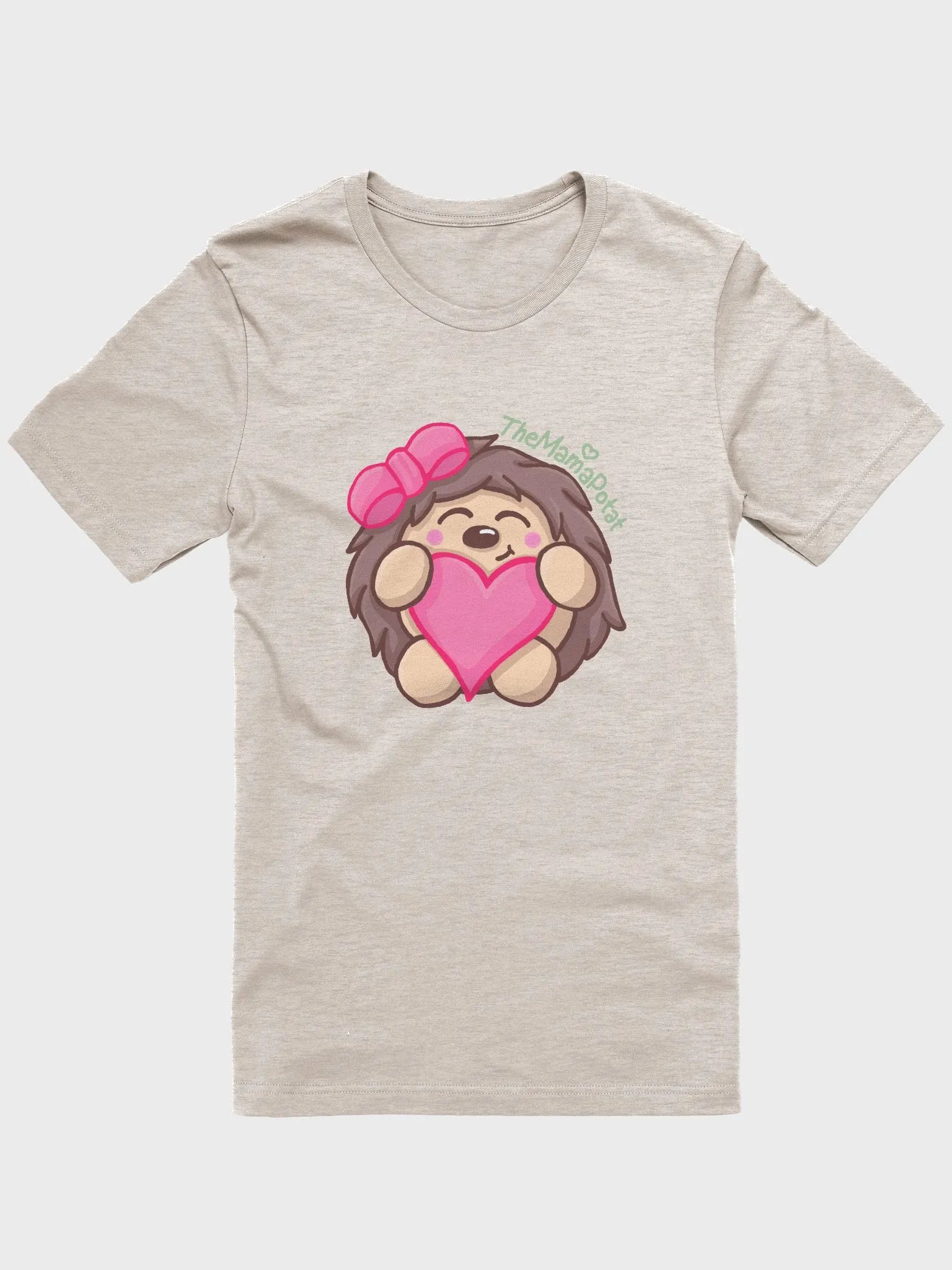 MiniPotat Heather T-Shirt (Beige) product image (1)