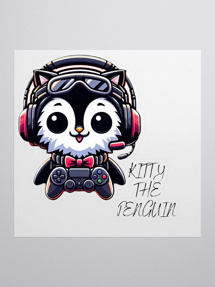 Game On Kitty - Vinyl Kiss Cut Stickers product image (2)