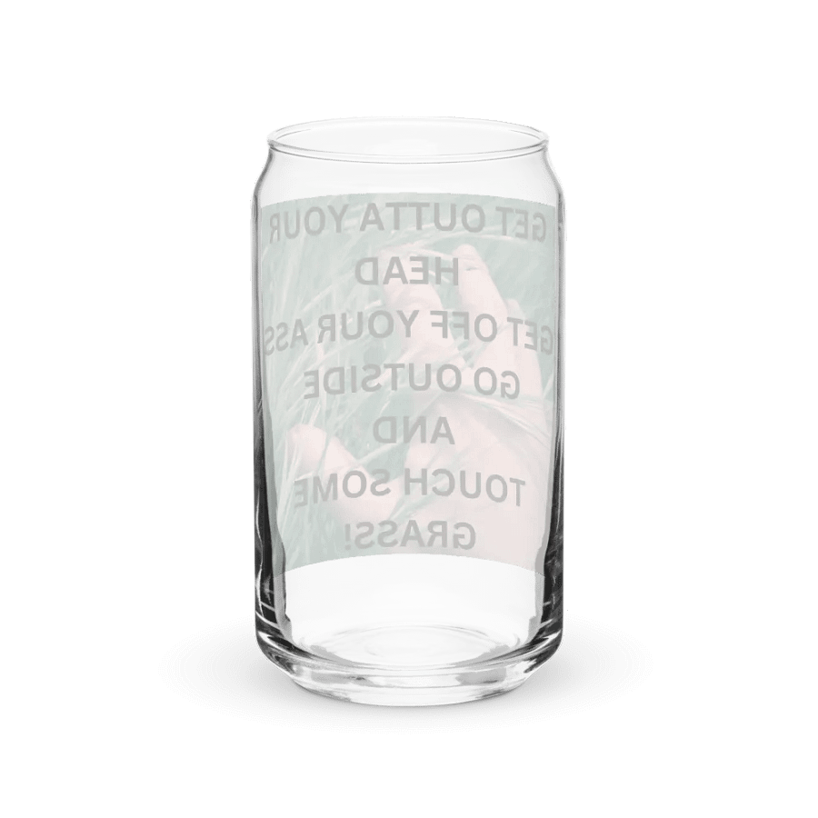 Get Outta Your Head Drink Glass w/straw product image (38)