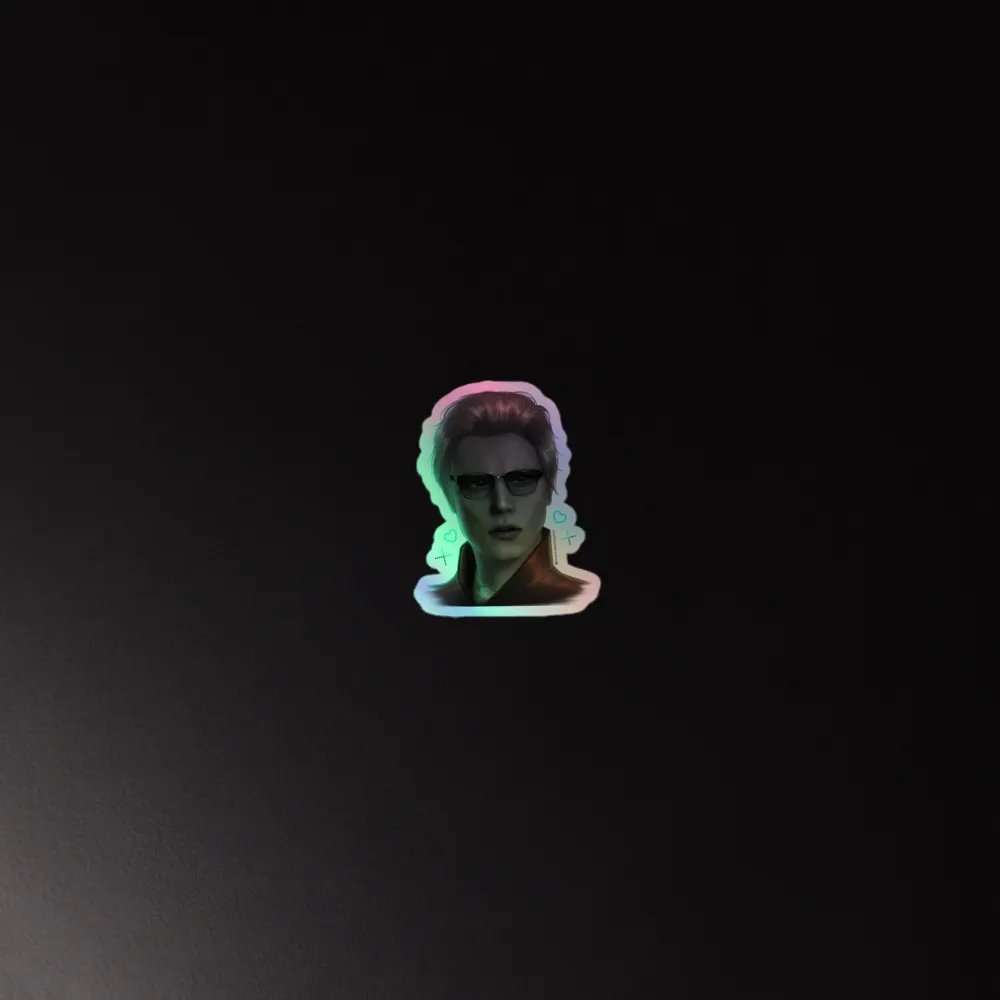 Noble Leon RE4 REmake Holographic Sticker product image (4)