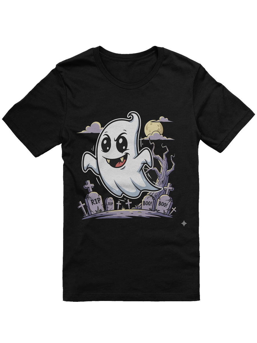 Cute Ghost T-Shirt | Halloween Spooky Ghost Graveyard Tee product image (1)