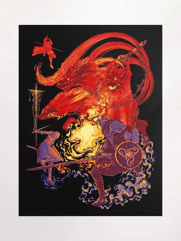 The Burning Howl — Wall Art product image (1)