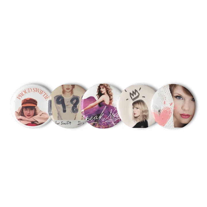 Set of 5 Taylor Swift pins product image (3)
