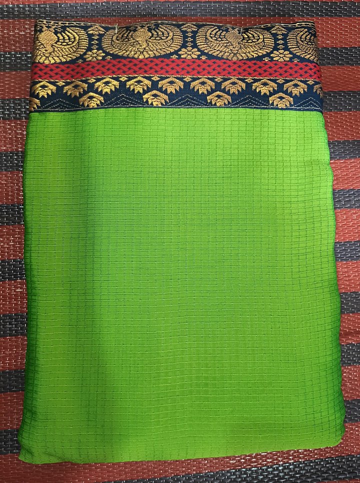 Green Silk Saree product image (1)