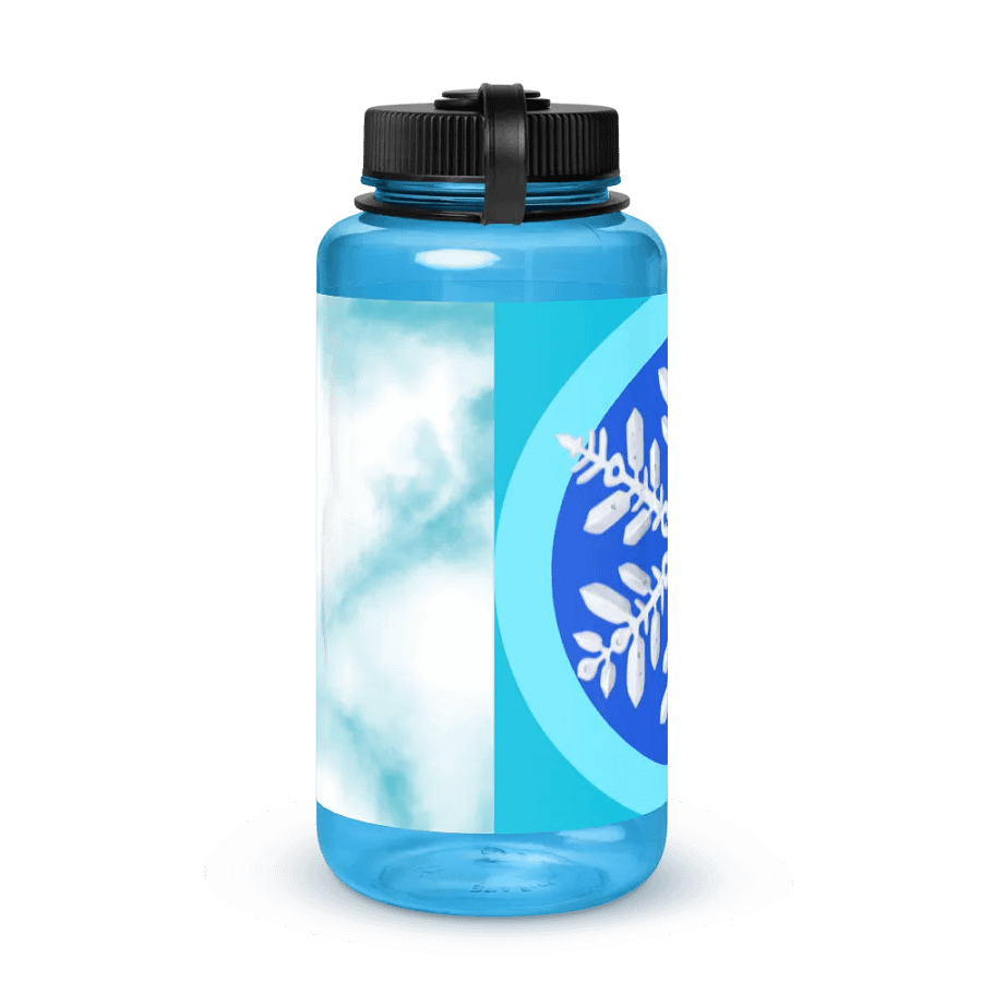 snowflake Wide Mouth Plastic Water Bottle product image (4)