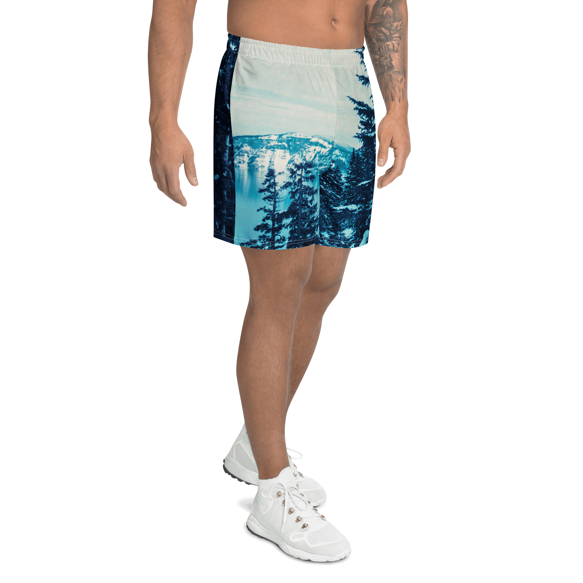 Crater Lake Lomography Athletic Shorts product image (2)