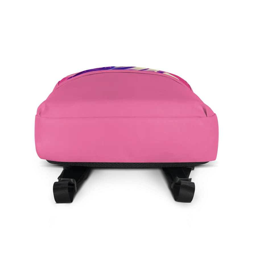 Greek God retrowave City Pop Pink Backpack product image (9)
