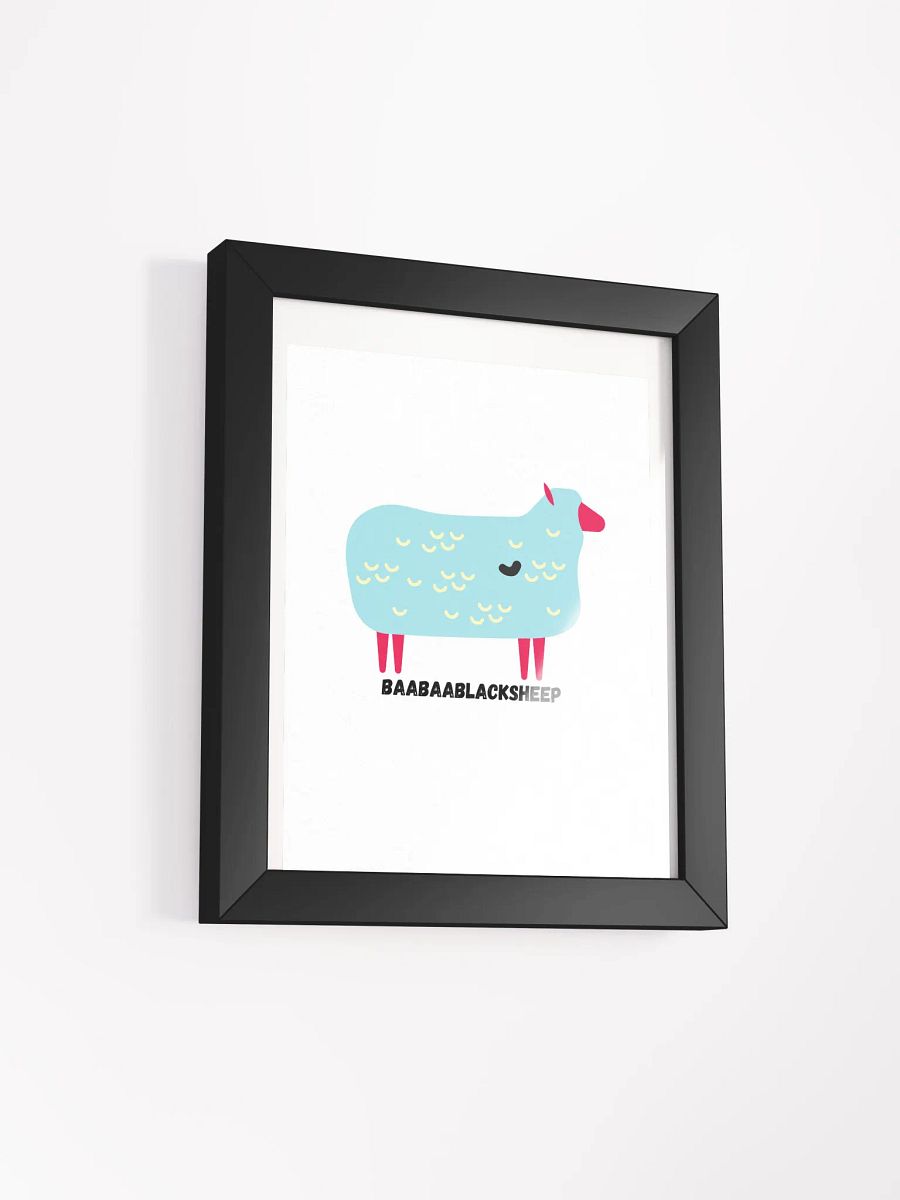Baabaa Black Sheep Framed Poster product image (29)