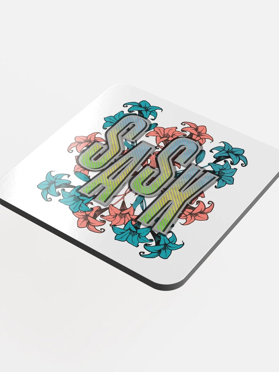 Sask Saskatoon Sakatchewan Floral Bliss Cork Coaster product image (4)