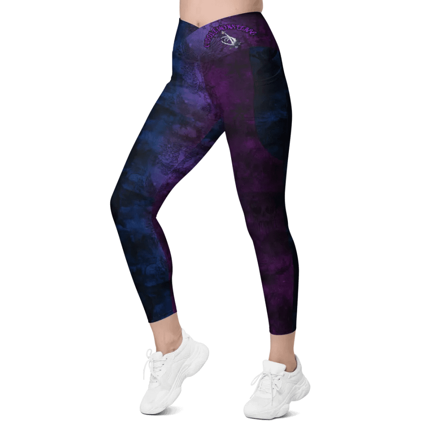 CuddleMonster86 Skeleton Logo Leggings product image (7)