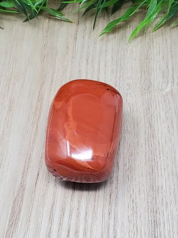 Red Jasper Palm Stone (Stone E) – Grounding Crystal for Strength & Stability | One-of-a-Kind Healing Stone product image (3)