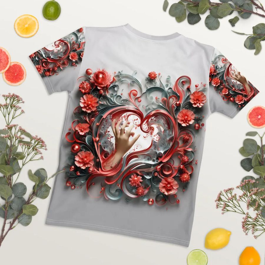 Red Love T shirt product image (5)