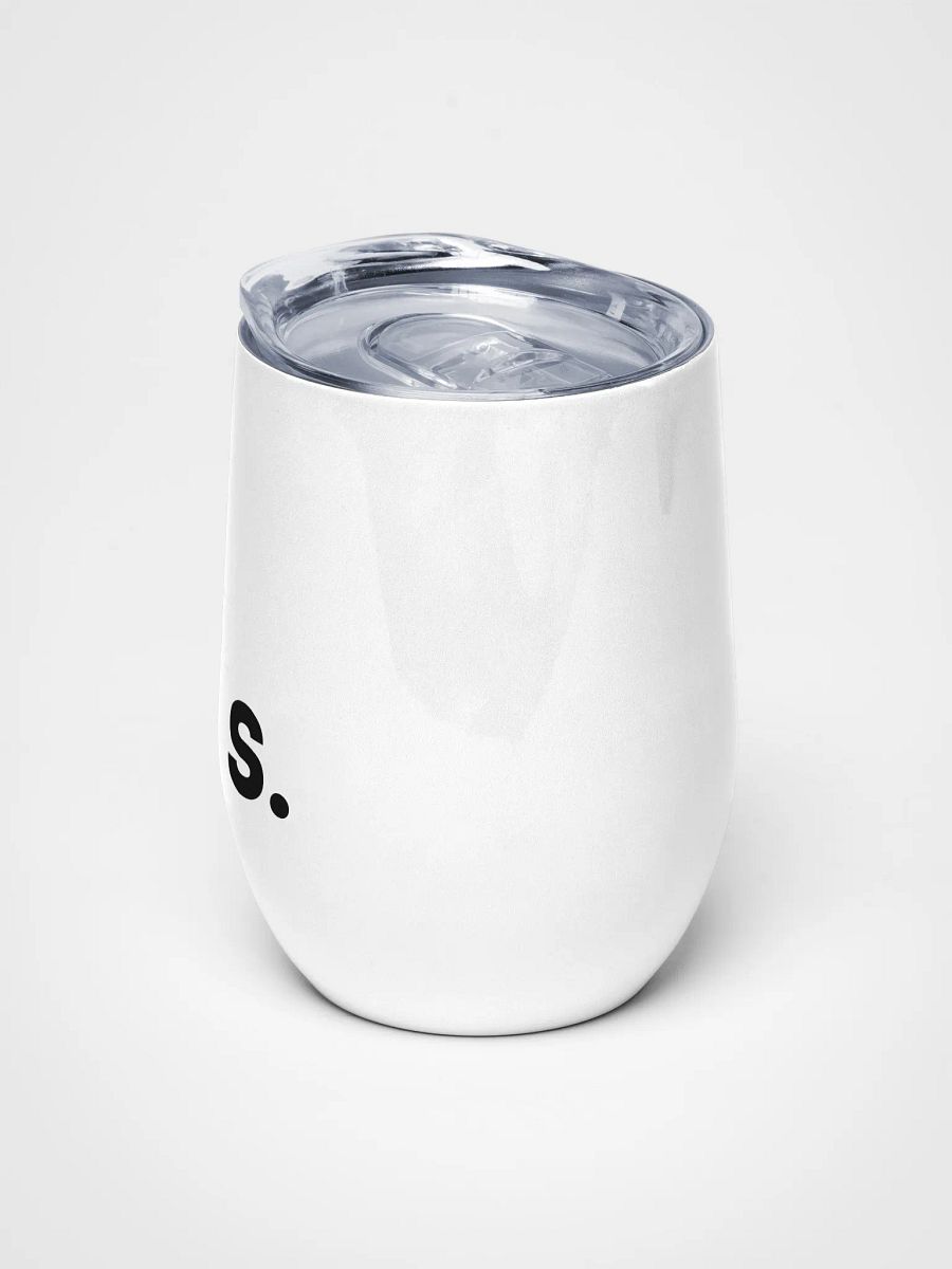 S. Calligraphic Stainless Wine Tumbler product image (5)