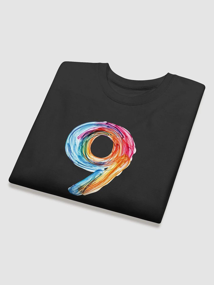 Vibrant Number 9 Brushstroke Sweatshirt product image (4)