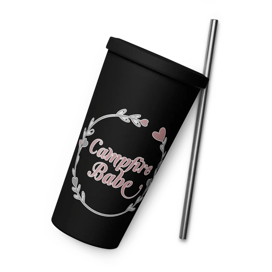 Campfire Babe Wreath Insulated Tumbler product image (8)