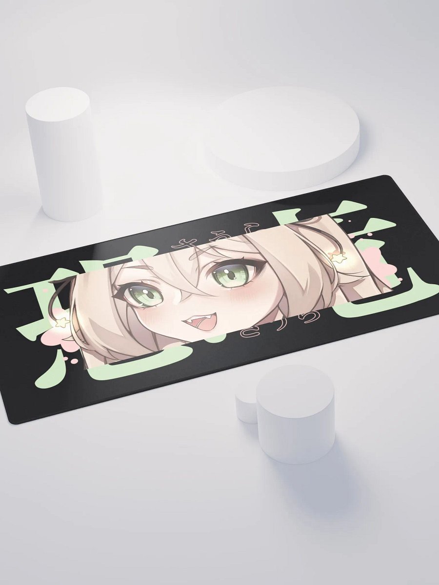 恐竜 Large Gaming Mouse Pad Black product image (4)