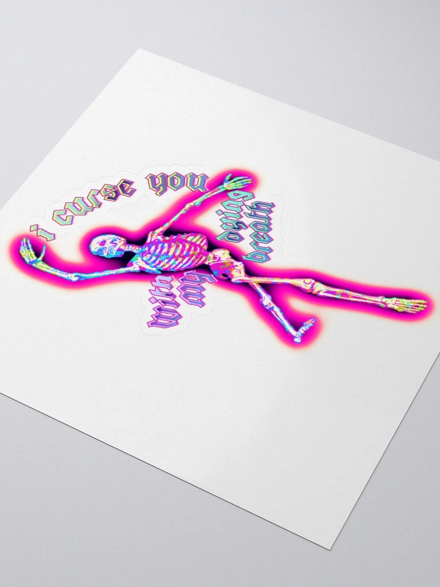 I Curse You Kiss Cut Stickers product image (3)
