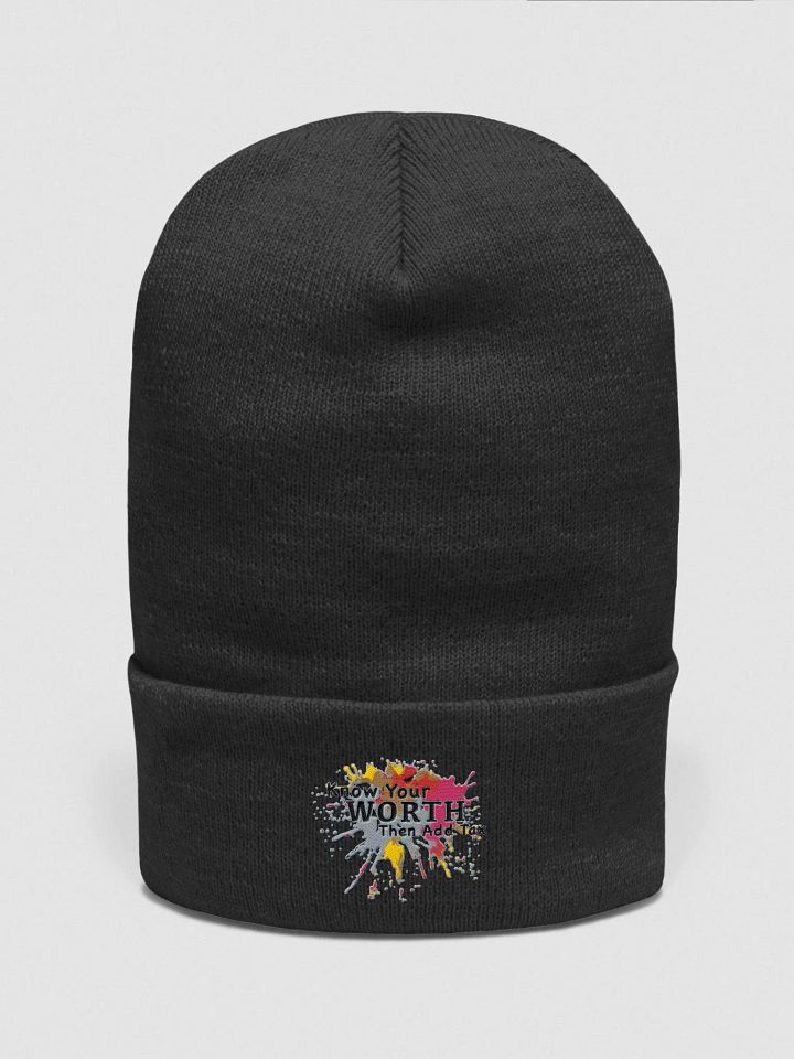 Know Your Worth Beanie product image (1)