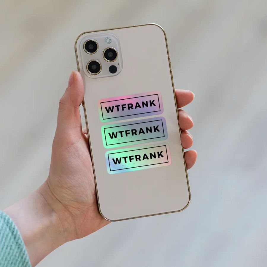 WTFRANK Galactic Holographic Sticker Set product image (6)