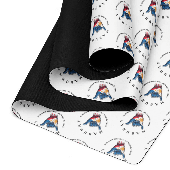 MABUHAY THE ALOHA OF THE PHILIPPINES YOGA MAT - SHAKA HANG LOOSE VIBES FOR YOUR PRACTICE product image (2)
