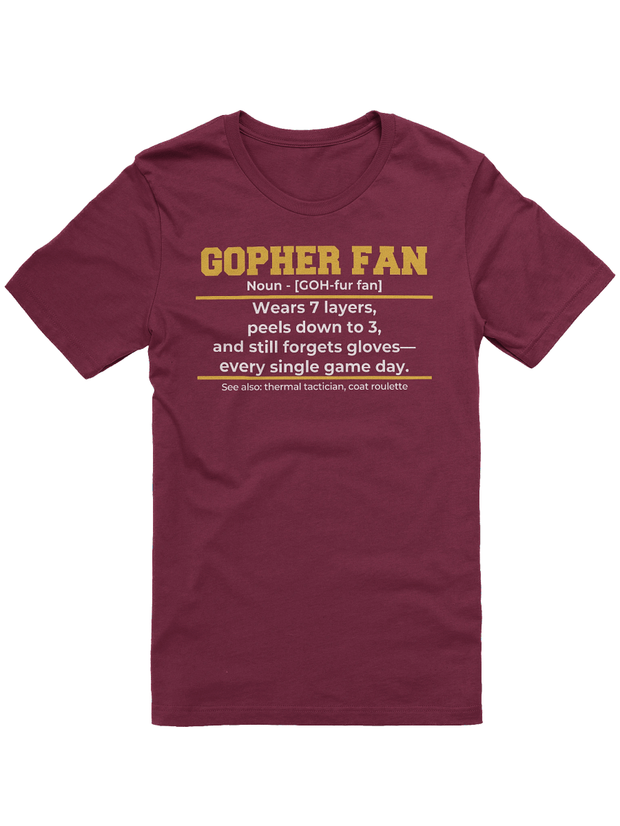 Layered - The 2025 Gopher Fan - Unisex T-Shirt product image (6)