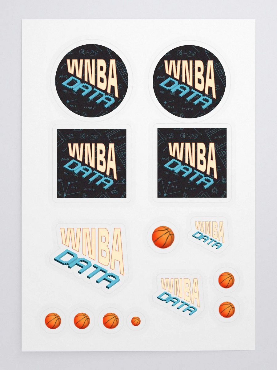 WNBADATA Sticker Sheet product image (3)