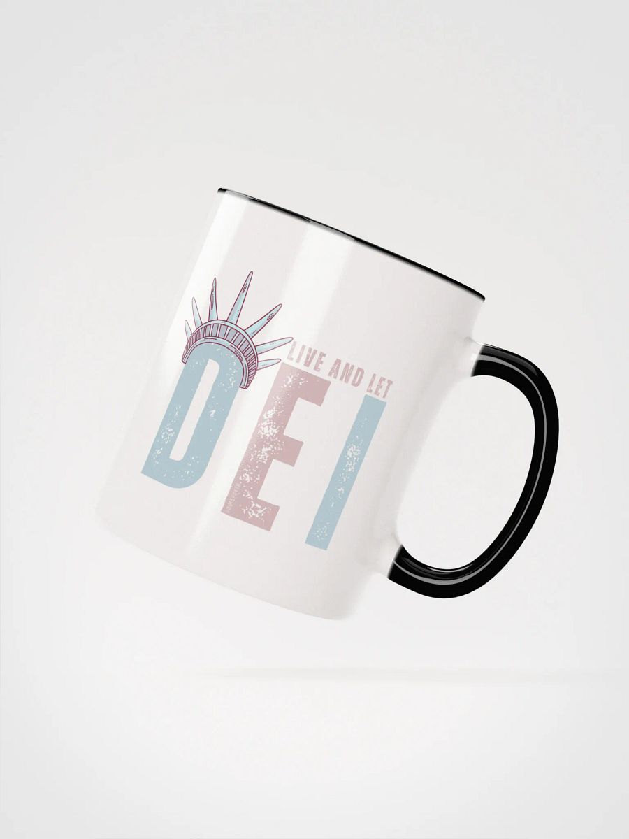 Live and Let DEI © Statue of Liberty Mug Light - Being Liberal product image (2)