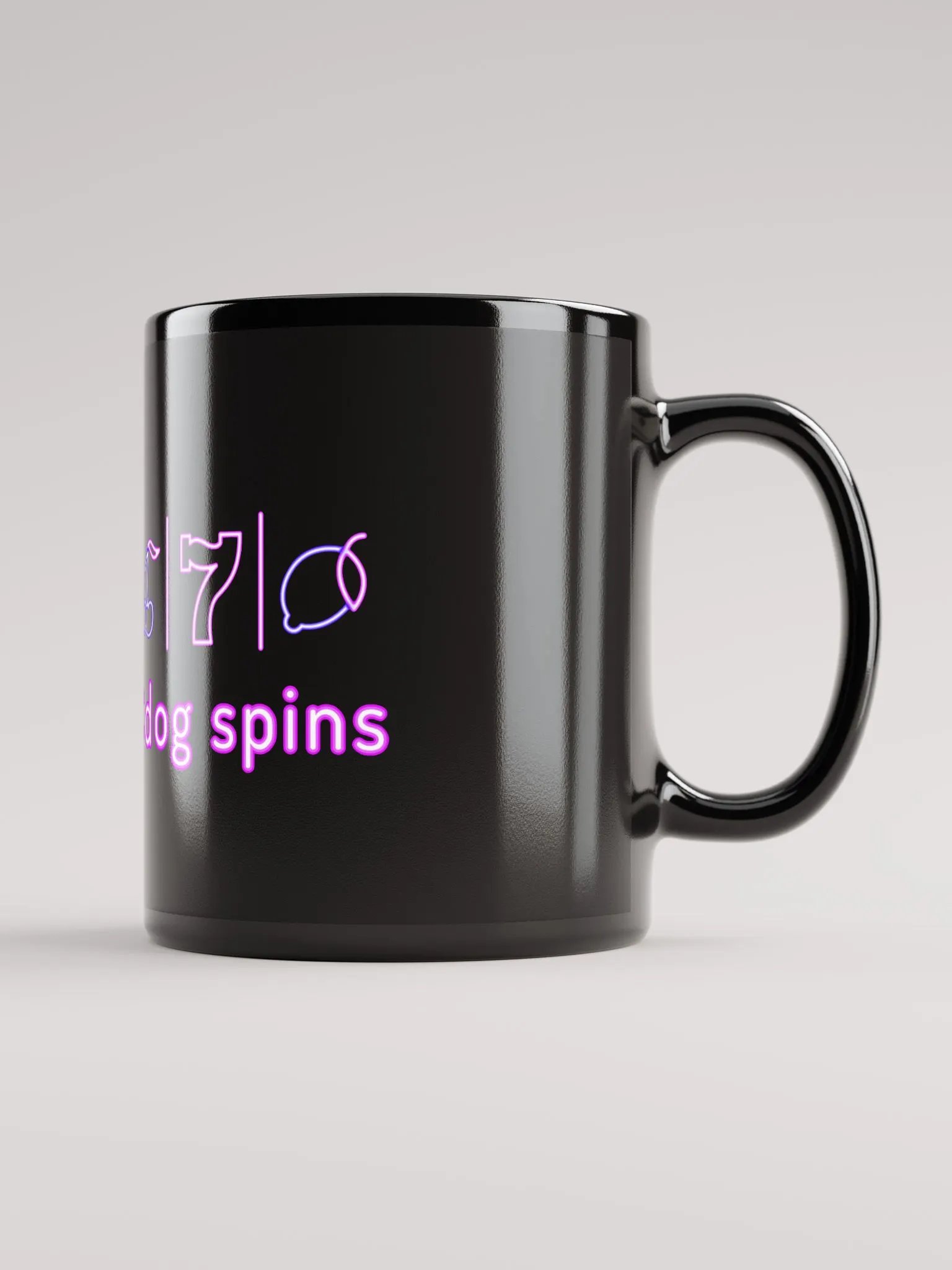 Cdog Spins Mug Black product image (1)
