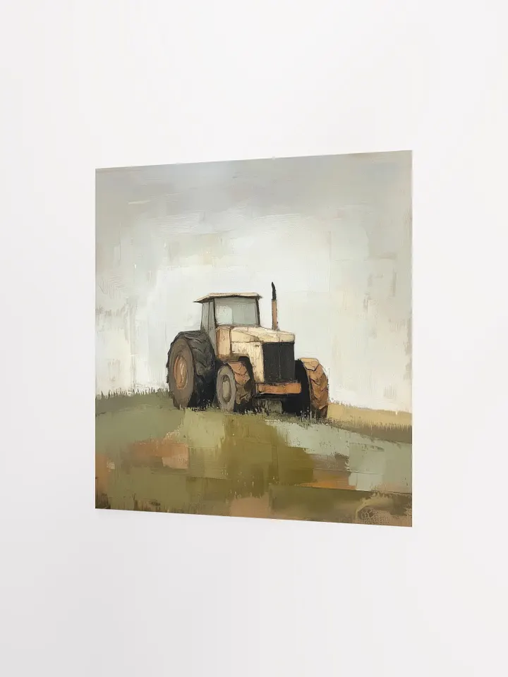 Farmhouse Sky: Rustic Tractor Art Print product image (2)
