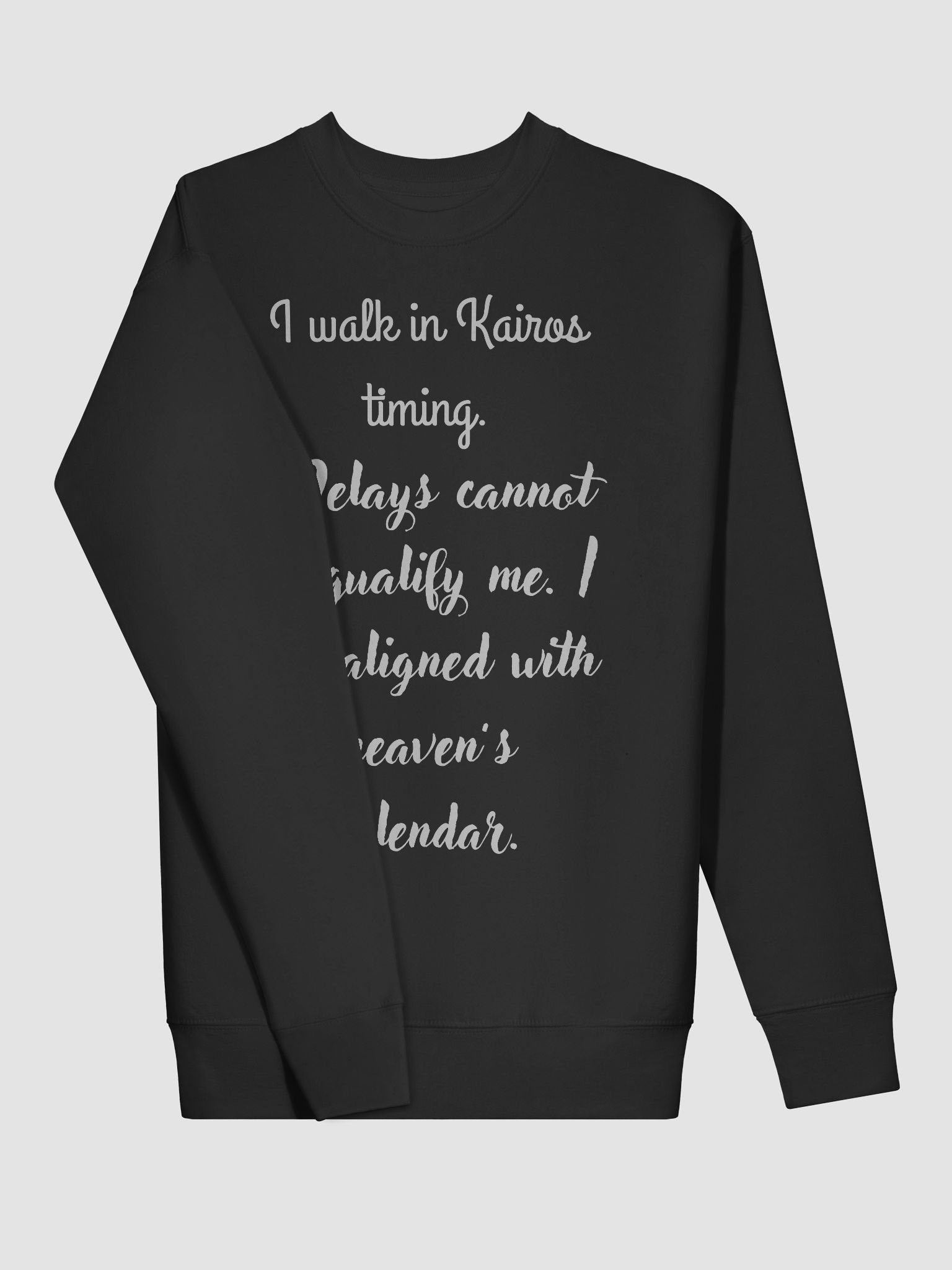 I Walk in Kairos Timing Cotton Heritage Sweatshirt product image (3)