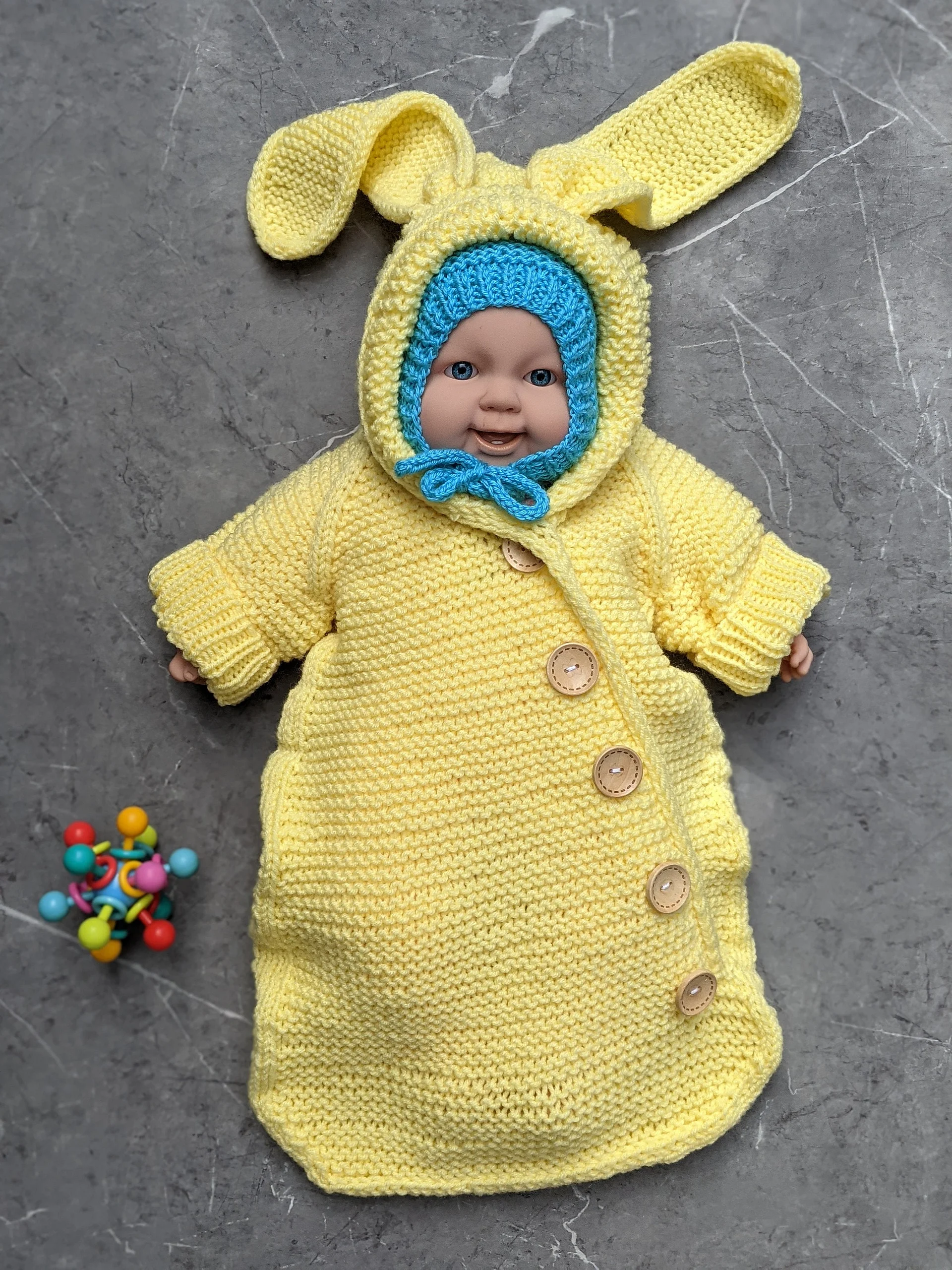 Baby Sleep Sack / Baby Cocoon Knitting Pattern product image (3)