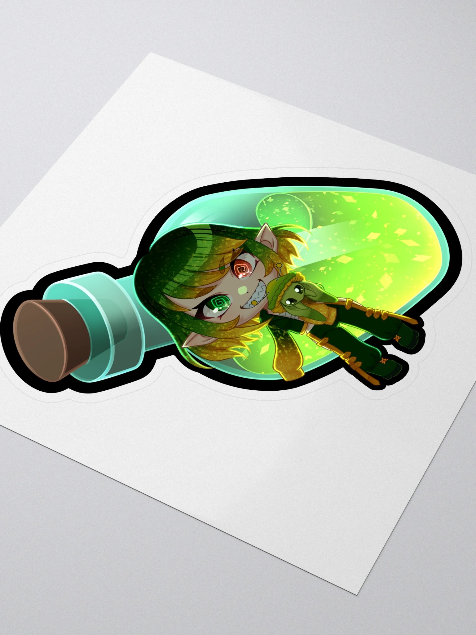 Aria And Potion Kisscut Sticker product image (3)