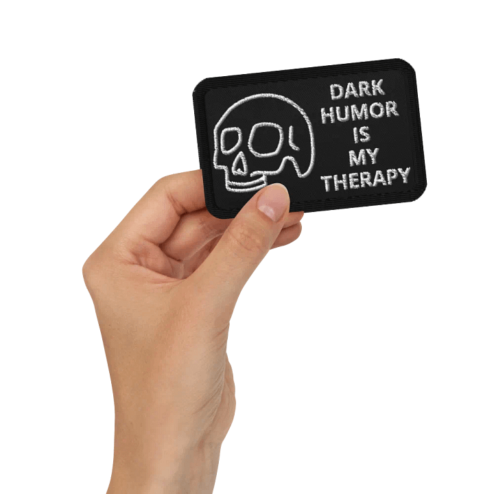 Dark Humor Is My Therapy Patch (NO VELCRO) product image (2)