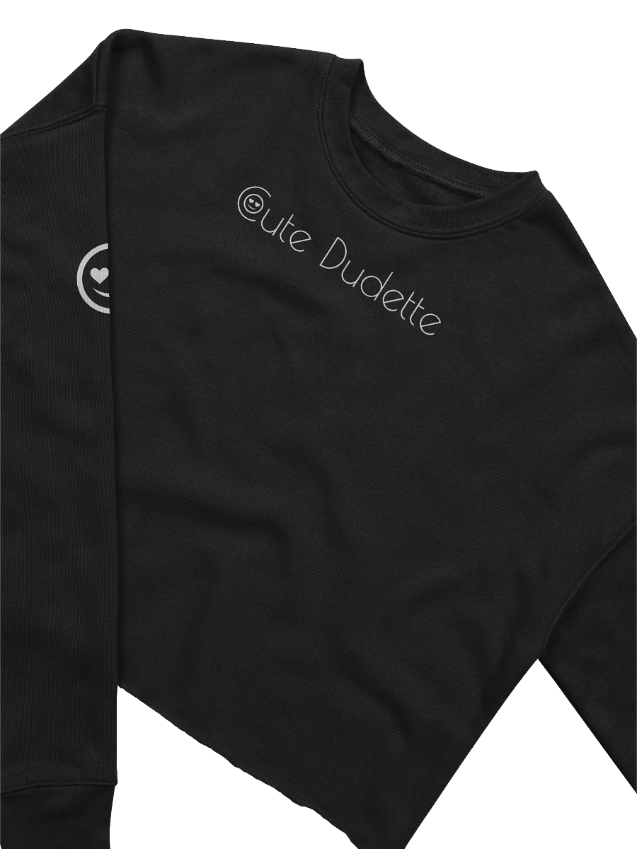 Cute Dudette Crop Sweatshirt product image (13)