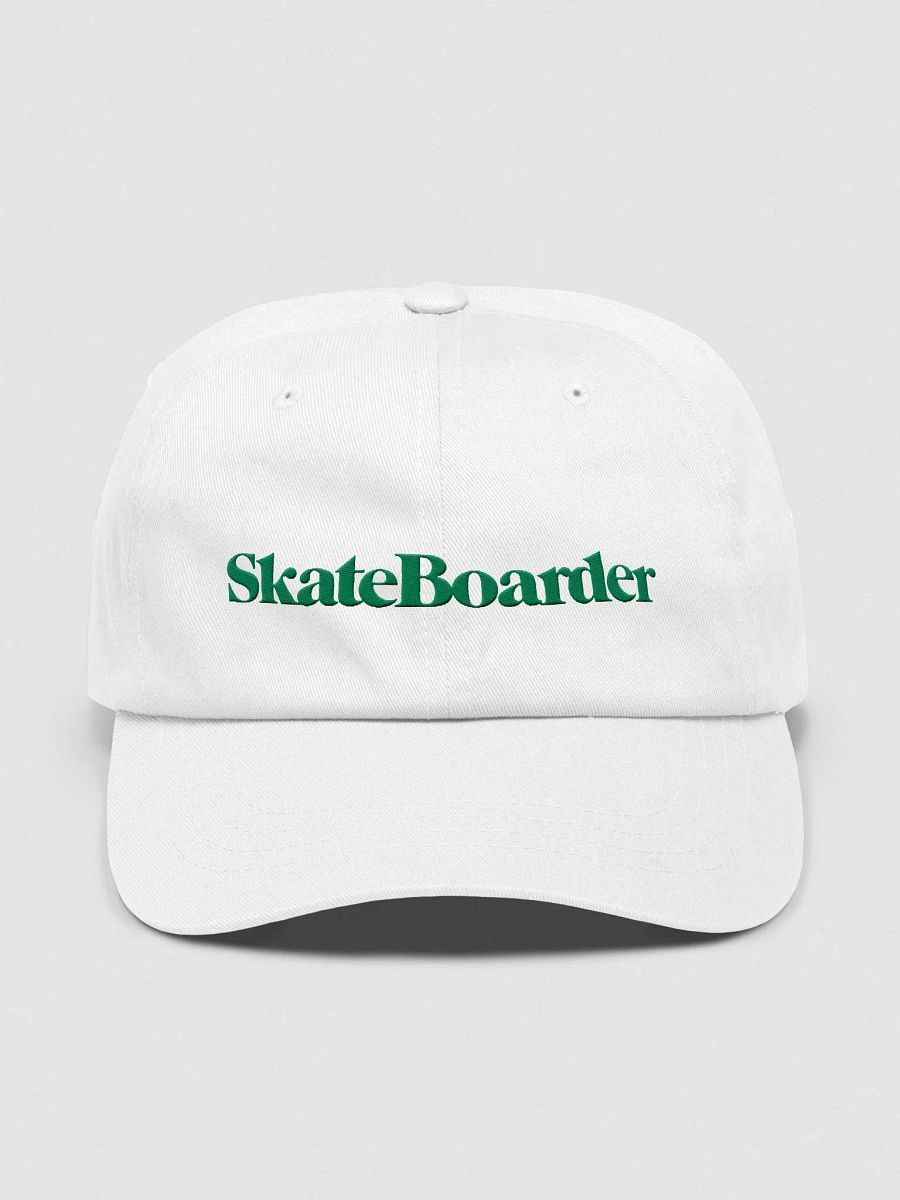 Skateboarder Magazine | The Original | Classic Dad Hat (Green Logo) product image (1)