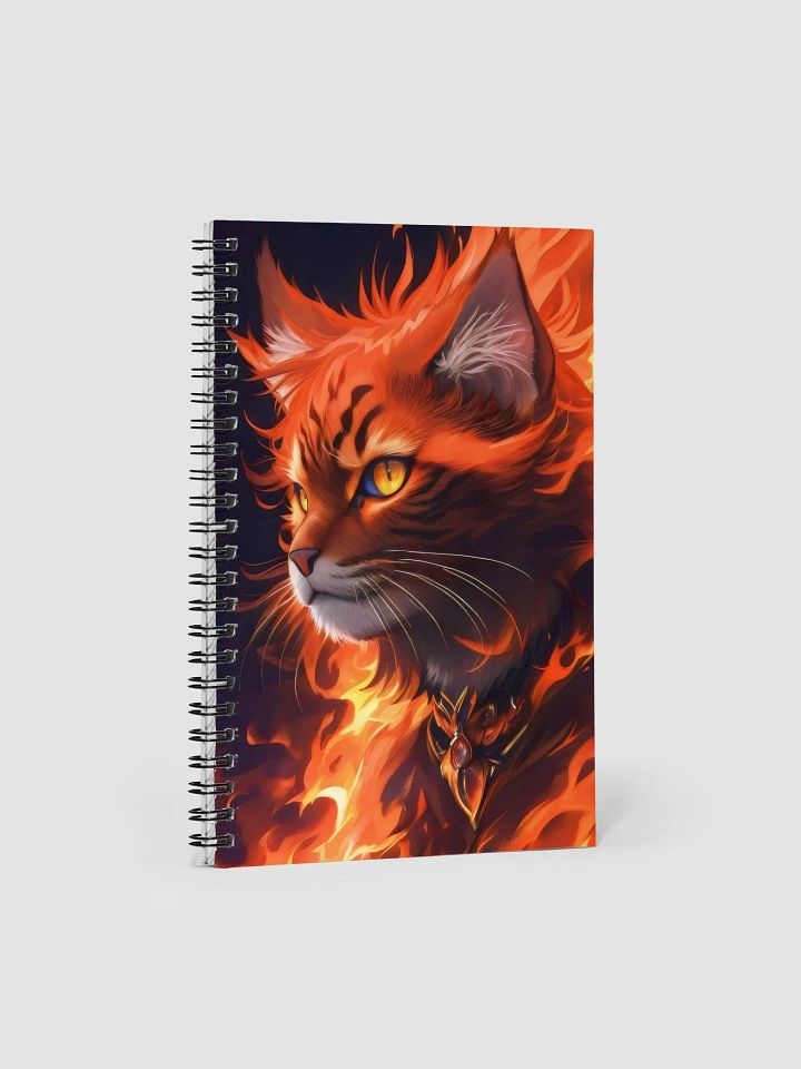Inferno Cat Spiral Notebook product image (1)