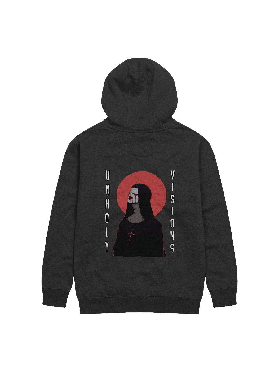 "Unholy Visions" Back Gothic Printed Hoodie product image (2)