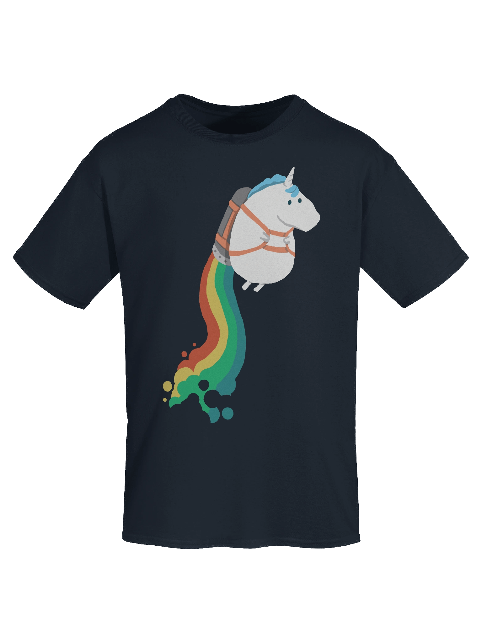 Flying unicorn graphic t-shirt product image (31)