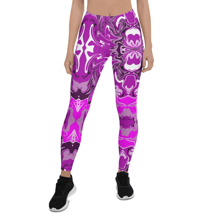 Pink Swirl All-Over Leggings product image (2)