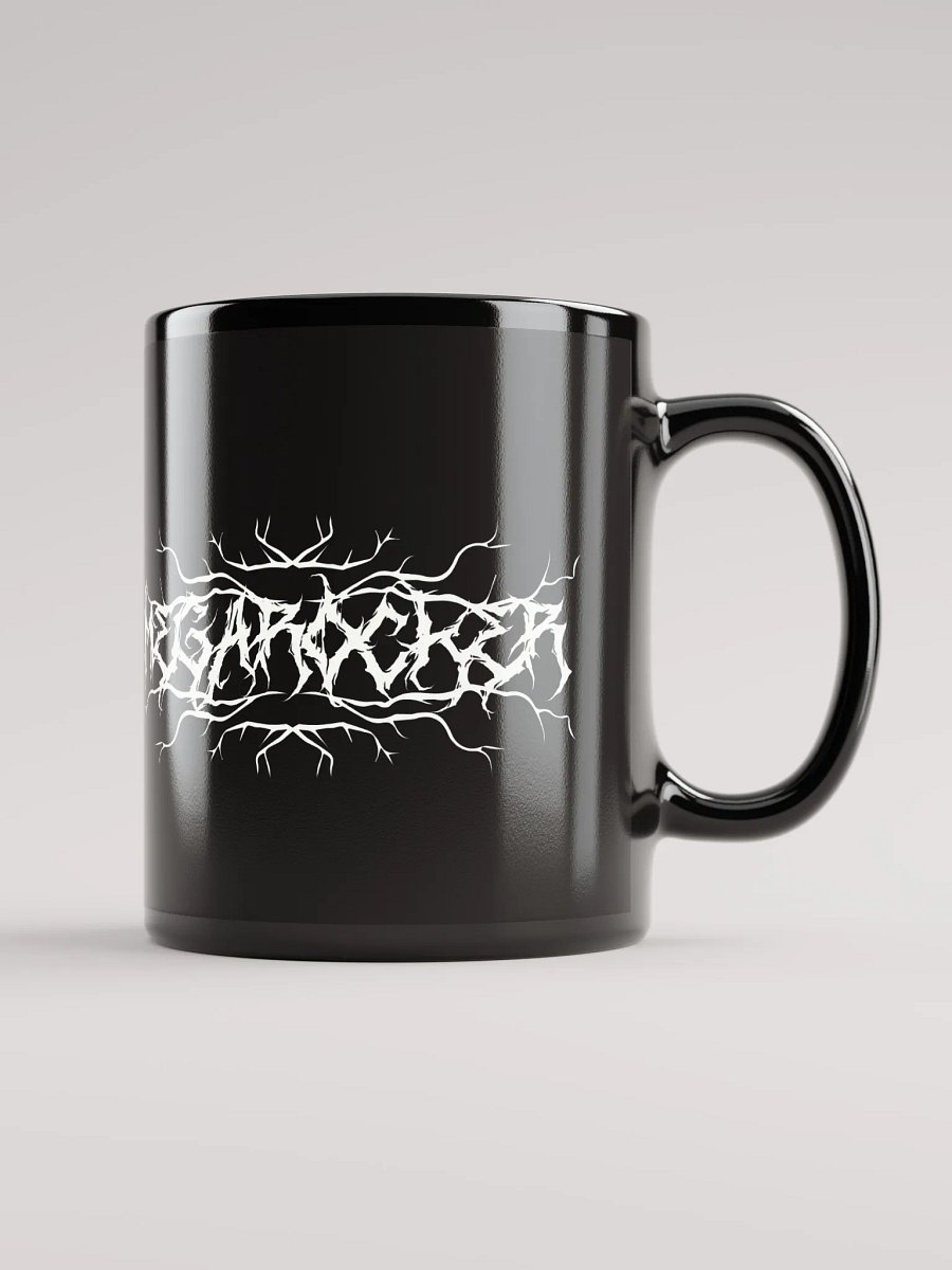 MegaRocker White Death Metal Logo Mug product image (1)