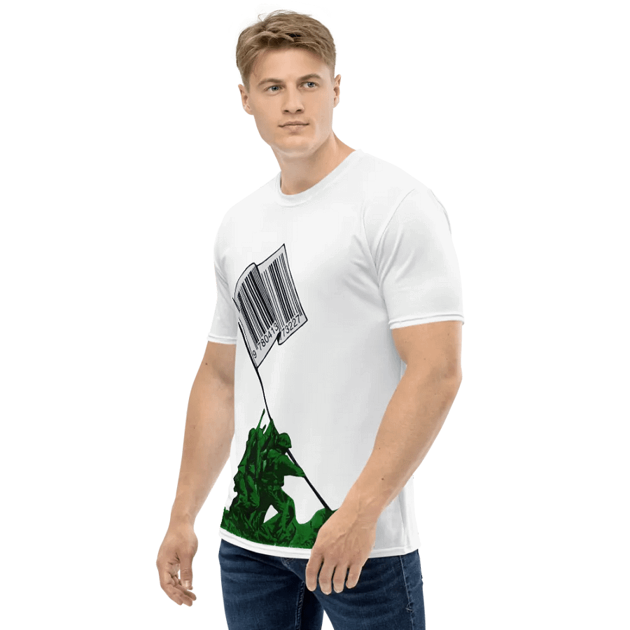 Raising The Flag Of Commerce - All-Over Print Crew Neck T-Shirt product image (4)