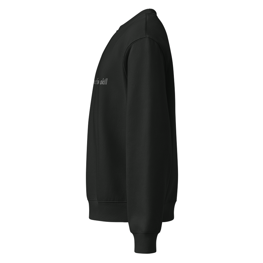 noncompliance is a life skill basic black sweatshirt product image (3)