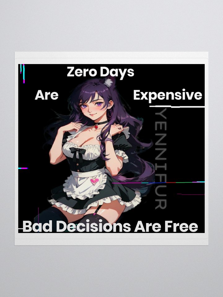 Yennifur - Bad Decisions - Sticker product image (1)