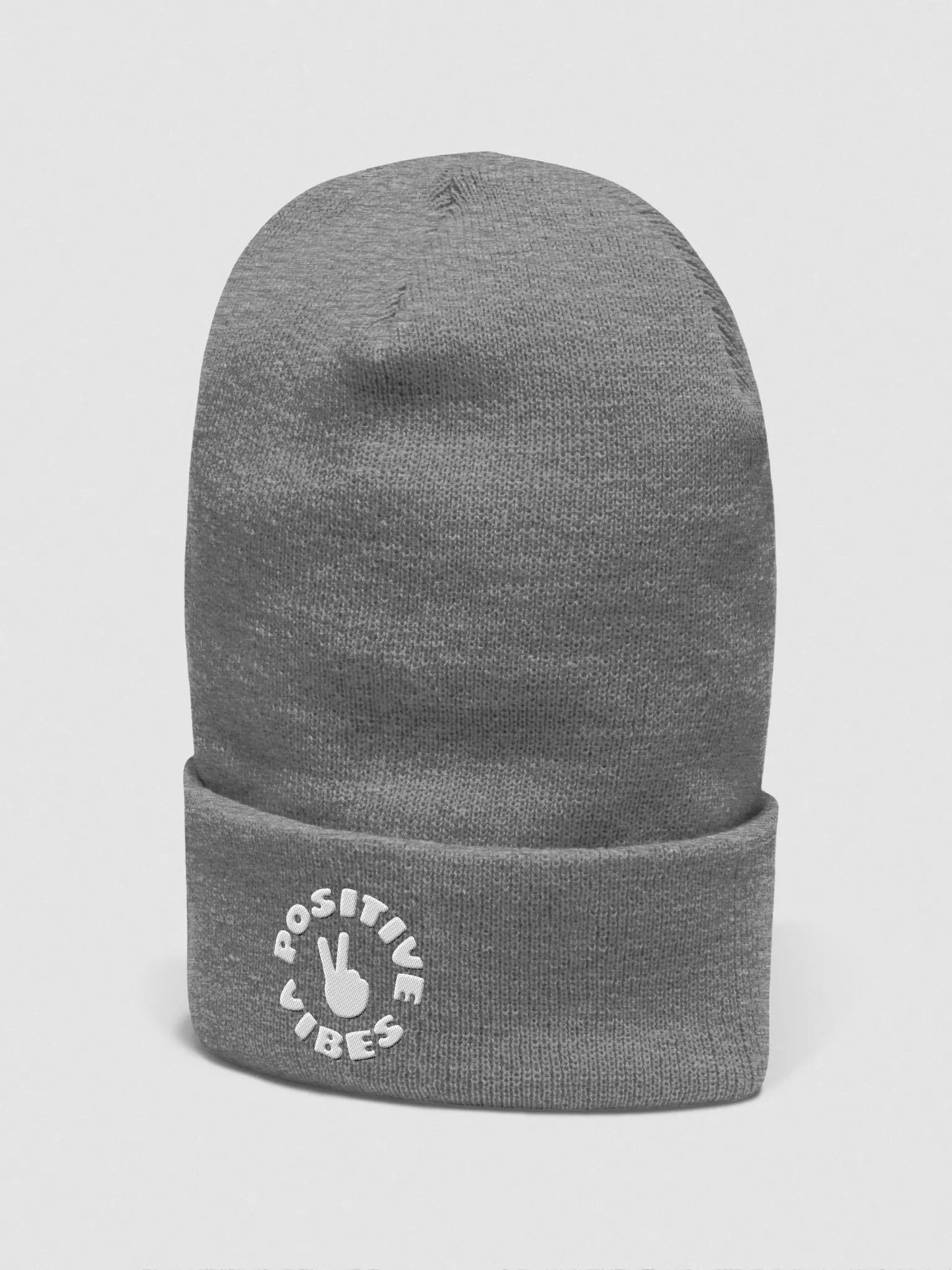 Positive Vibes (Yupoong Cuffed Beanie) product image (2)