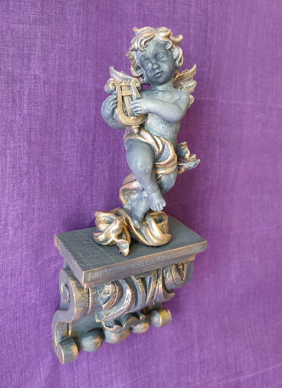 Único e exclusivo Anjo de parede com harpa, ser espiritual product image (6)