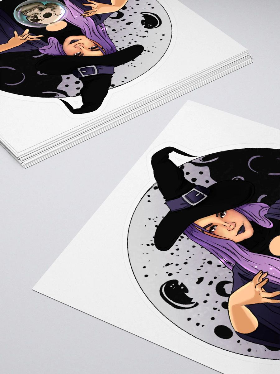 Spooky Skullie Podcast Logo Sticker product image (4)