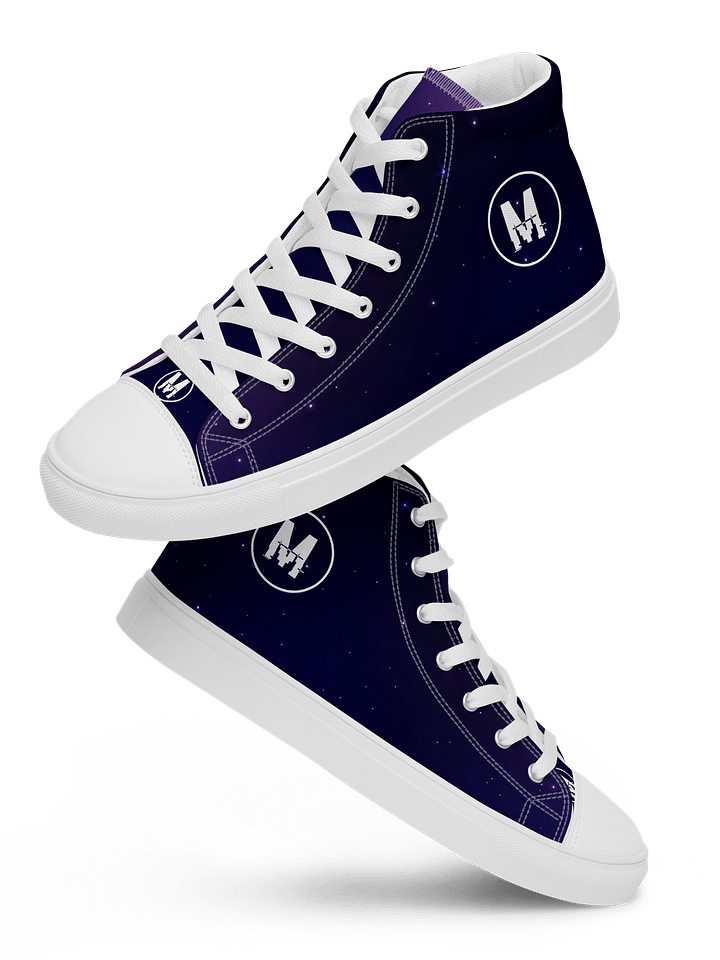 Grape Galaxy Quest - Women's High Tops | #MadeByMELO product image (2)
