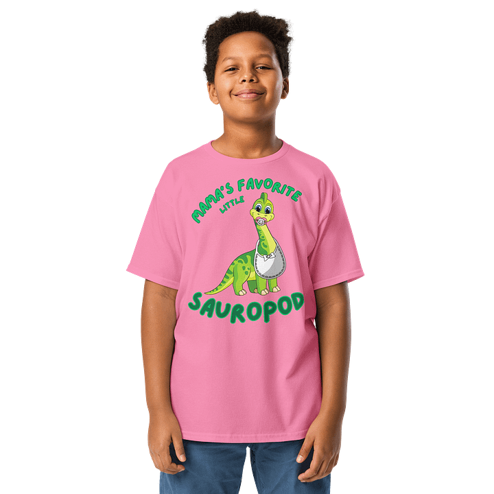 Mama's Favorite Little Sauropod - Kids Dinosaur Shirt product image (6)