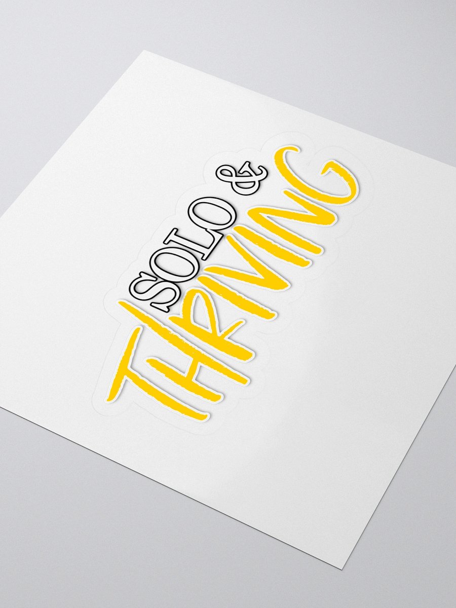 SOLO & THRIVING Kiss Cut Stickers product image (3)